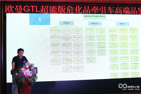 交通運輸部科學研究院物流研發中心副主任華光進行?；愤\輸政策解讀與宣貫.JPG